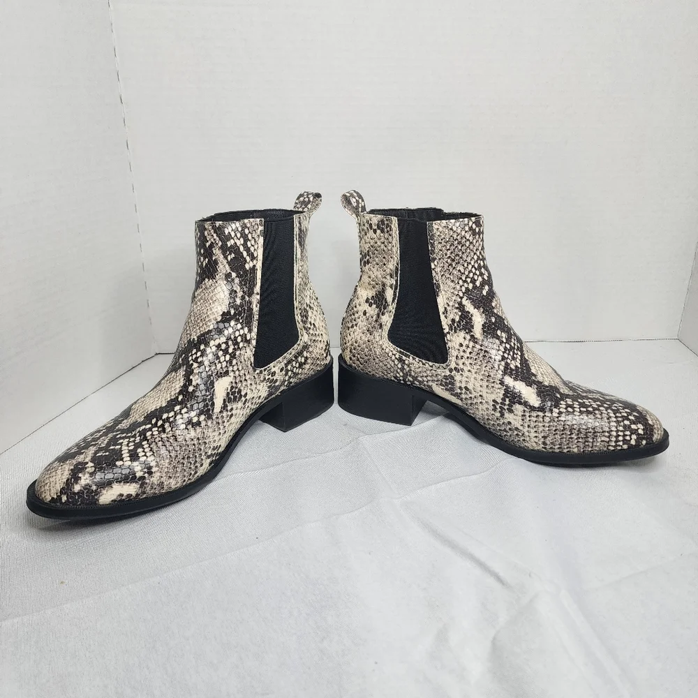 Steve Madden Snakeskin Ankle Boots